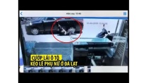 Kinh hoàng cảnh phụ nữ bị kẻ cướp lái ô tô kéo lê trên đường phố Đà Lạt Kinh hoàng cảnh phụ nữ bị kẻ cướp lái ô tô kéo lê trên đường phố Đà Lạt