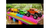 Build Bridge Blocks Toys for Children | Construction vehicles for kids Build Bridge Blocks Toys for Children | Construction vehicles for kids