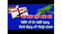 vở bài tập toán lớp 5 tập 1 bài 42 viết số đo khối lượng dưới dạng số thập phân vở bài tập toán lớp 5 tập 1 bài 42 viết số đo khối lượng dưới dạng số thập phân