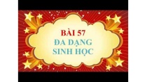 Sinh học lớp 7 - Bài 57 - Đa dạng sinh học Sinh học lớp 7 - Bài 57 - Đa dạng sinh học