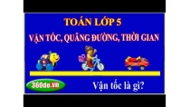 Toán lớp 5: Tính Vận Tốc trong bài toán về Thời gian, Vận tốc, Quãng đường Toán lớp 5: Tính Vận Tốc trong bài toán về Thời gian, Vận tốc, Quãng đường