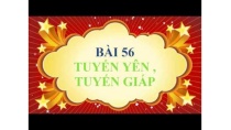 Sinh học lớp 8 - Bài 56 - Tuyến yên, tuyến giáp Sinh học lớp 8 - Bài 56 - Tuyến yên, tuyến giáp