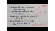 10 bài kiểm tra của học trò khiến giáo viên cười ra nước mắt 10 bài kiểm tra của học trò khiến giáo viên cười ra nước mắt