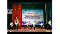Tiết mục nhảy đạt giải nhất của các bạn học sinh Trung tâm giáo dục thường xuyên tỉnh Ninh Bình Tiết mục nhảy đạt giải nhất của các bạn học sinh Trung tâm giáo dục thường xuyên tỉnh Ninh Bình