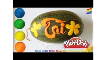 Khắc dưa hấu Tết, viết thư pháp chữ Tài trên dưa hấu, đất nặn Playdoh | Bibabibo Channel Khắc dưa hấu Tết, viết thư pháp chữ Tài trên dưa hấu, đất nặn Playdoh | Bibabibo Channel