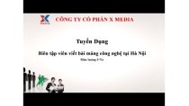 Việc Làm Hà Nội Biên Tập Viên Viết Bài Mảng Công Nghệ Việc Làm Hà Nội Biên Tập Viên Viết Bài Mảng Công Nghệ