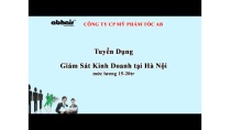 Việc làm Hà Nội Giám sát bán hàng Việc làm Hà Nội Giám sát bán hàng