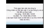 Le Phong 0209 || Tuyển dụng công nhân Nam Nữ Tại Vsip Bắc Ninh , Công nhân Nữ Tại Hà Nội Le Phong 0209 || Tuyển dụng công nhân Nam Nữ Tại Vsip Bắc Ninh , Công nhân Nữ Tại Hà Nội