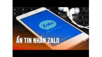 Hướng dẫn cách ẩn tin nhắn zalo, không cho người khác xem Hướng dẫn cách ẩn tin nhắn zalo, không cho người khác xem