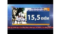 15,5 Điểm sàn cuối cùng cho Xét tuyển Đại học 15,5 Điểm sàn cuối cùng cho Xét tuyển Đại học