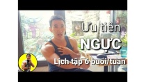 Lịch tập TĂNG CƠ TĂNG CÂN 6 buổi/tuần Ưu tiên NGỰC | HLV Ryan Long Fitness Lịch tập TĂNG CƠ TĂNG CÂN 6 buổi/tuần Ưu tiên NGỰC | HLV Ryan Long Fitness