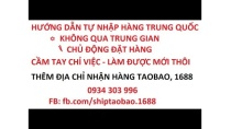Đặt hàng Trung Quốc - Thêm địa chỉ nhận hàng kho Trung Quốc Đặt hàng Trung Quốc - Thêm địa chỉ nhận hàng kho Trung Quốc
