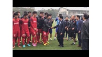 Trực tiếp : U23 Việt Nam luyện tập trước trận đấu gặp Thái Lan Trực tiếp : U23 Việt Nam luyện tập trước trận đấu gặp Thái Lan