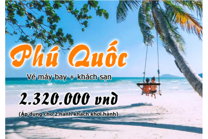 Combo Phú Quốc 3N2Đ chỉ 2,32 triệu - Áp dụng 2 khách khởi hành