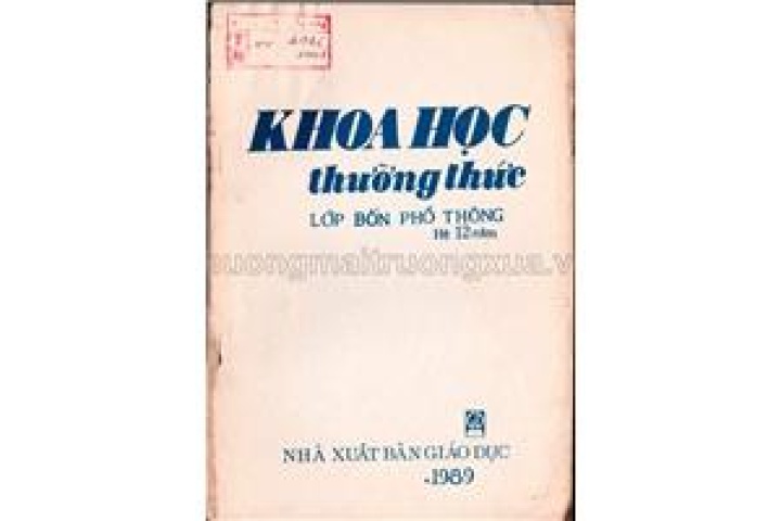Khoa học thường thức lớp 4 phổ thông (1989) | Thương Mái Trường Xưa ...