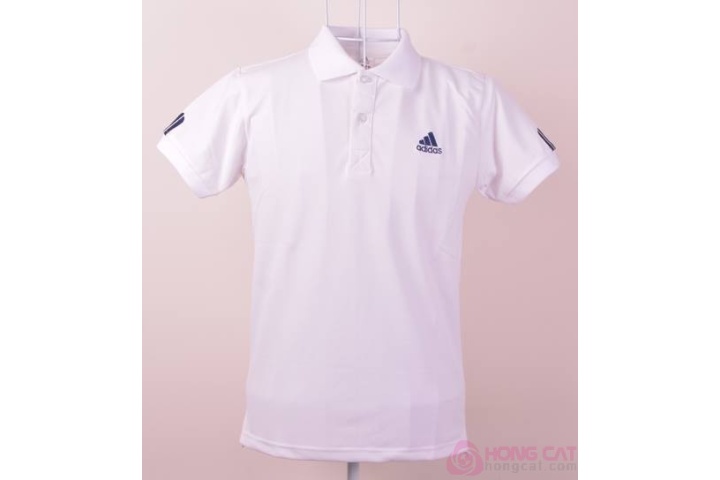 Áo Thun Cá Sấu Nam Adidas Trắng | Áo Quần Sỉ