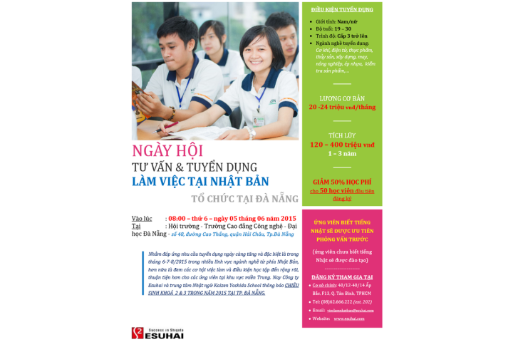 Ngày hội tư vấn & tuyển dụng làm việc tại Nhật Bản tại Đà Nẵng Tuyển ...