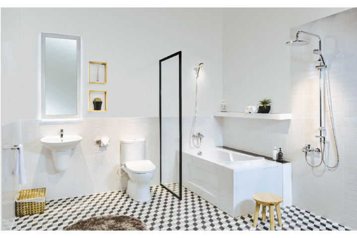 Phòng tắm với thiết bị vệ sinh Toto. - Showroom thiết bị vệ sinh ...