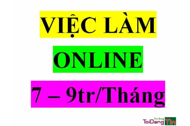 Tuyển gấp nhân viên làm thêm tại nhà số lượng 12 người lương 5-7tr ...