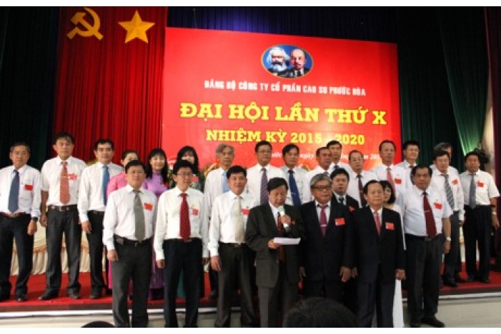 Đảng bộ Cao su Phước Hòa tổ chức Đại hội điểm | Tạp chí Cao su Việt Nam