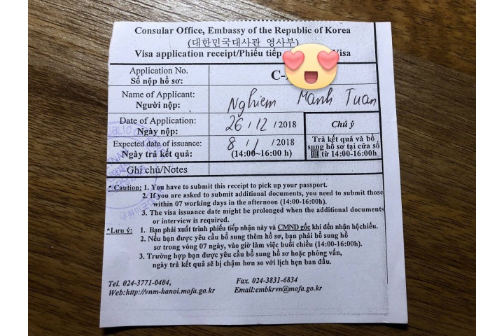 Hướng dẫn xin visa Hàn Quốc 5 năm cho công dân 3 thành phố lớn