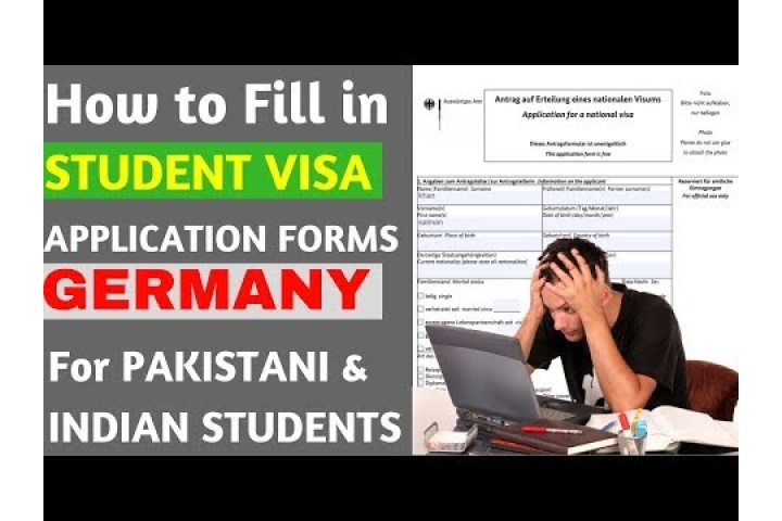 How To Fill In Student Visa Application Form For Germany German Visa 