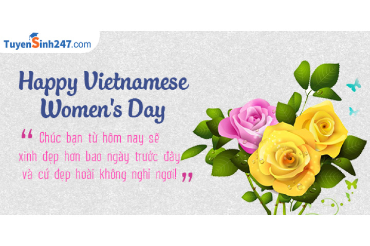 Những mẫu thiệp chúc mừng ngày phụ nữ Việt Nam 20/10 đẹp nhất