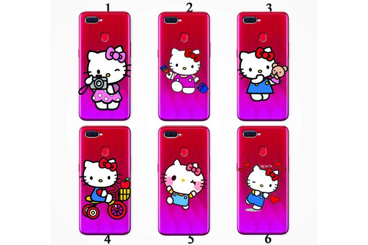 Ốp lưng Oppo F9 in hình hello kitty siêu dễ thương theo yêu cầu ...