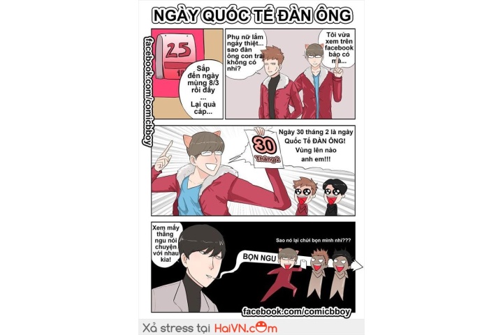 NGÀY QUỐC TẾ ĐÀN ÔNG ... CHÚC ANH/EM CÓ MỘT NGÀY LỄ VUI VẺ , hí hí ...