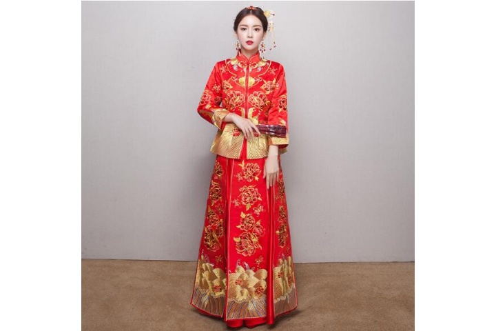 Phong Cách trung quốc Váy Cưới Cô Dâu Tình Yêu Vĩnh Cửu Quà Tặng ...
