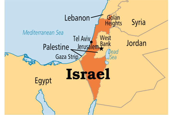 Israel nằm ở đâu? thuộc châu lục nào? dùng ngôn ngữ gì?