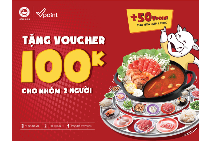 HOT!!!] - Ưu đãi tới 150k khi ăn tại Kichi Kichi Hà Nội