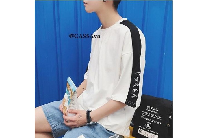 Giảm giá 40% Áo Thun Tay Lỡ Nam Nữ Unisex Thời Trang Hàn Quốc GASSA ...