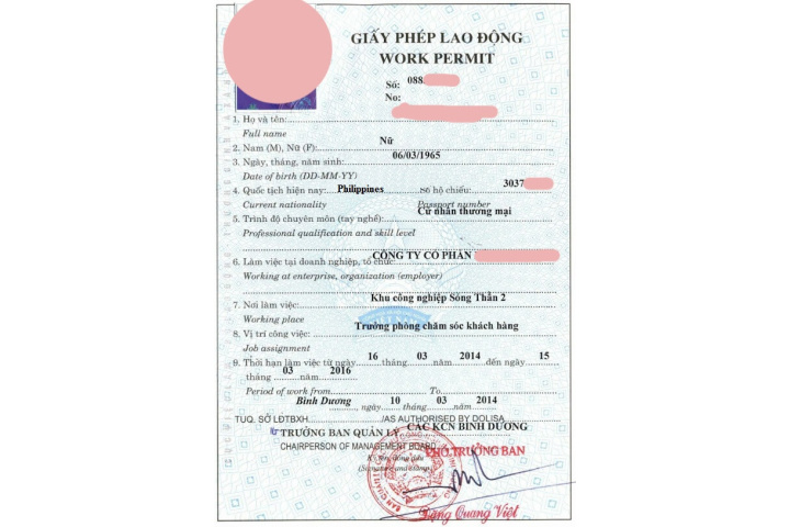 Vietnam Visa Fee For Filipino