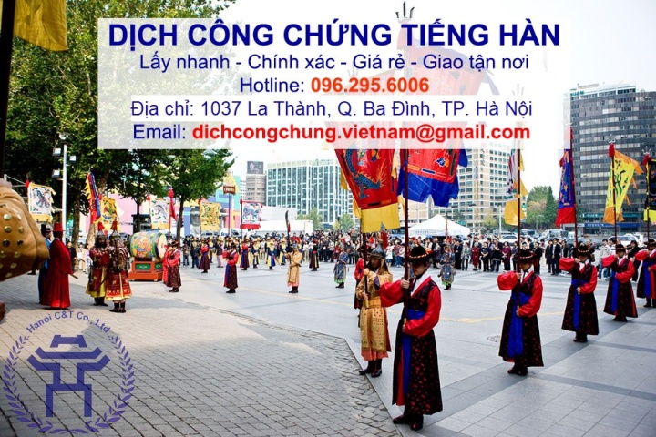 Dịch công chứng tiếng Hàn lấy nhanh tại Hà Nội - Giá rẻ - Giao tận nơi