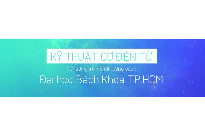 Kỹ thuật Cơ Điện tử - Chất lượng cao - Văn phòng Đào tạo Quốc tế ...
