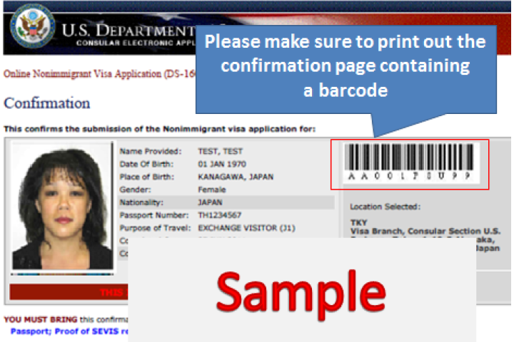 Online Nonimmigrant Visa Application