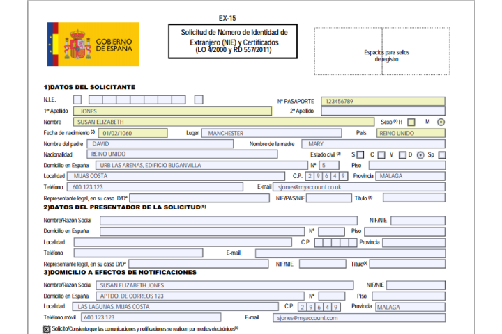 Spanish Student Visa Application Form Spanish Student Visa Application Form