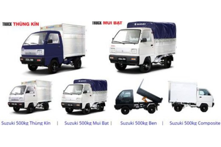 Xe tải nhỏ suzuki truck 650kg có bao nhiêu loại thùng? - Suzuki Đại ...
