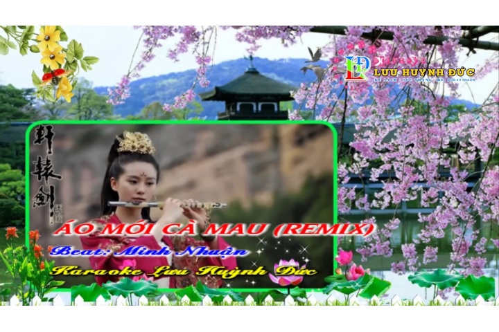 Karaoke Áo Mới Cà Mau Remix Nhạc Sống - YouTube