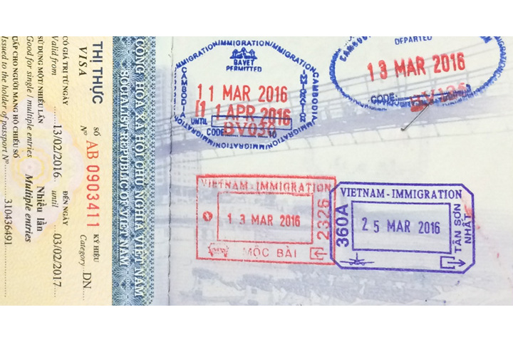các loại thị thực nhập cảnh việt nam