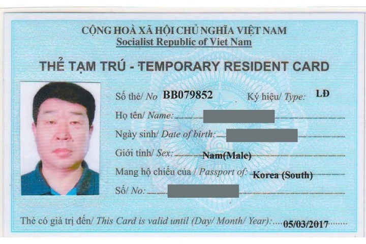 Chi tiết thủ tục làm thẻ tạm trú 3 năm cho người nước ngoài