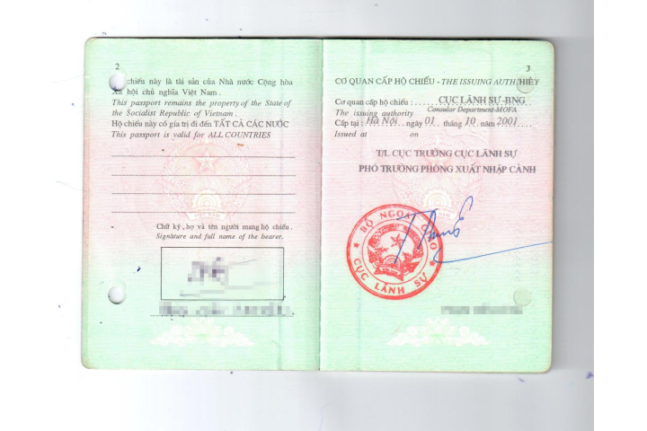 Hộ chiếu Việt Nam – Wikipedia tiếng Việt