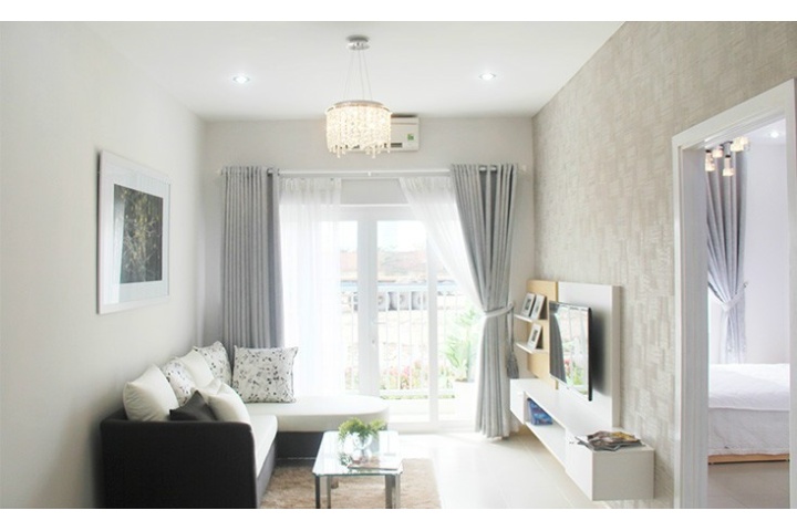 Cho thuê căn hộ Bộ Công an, Quận 2, DT 73m2, 2PN, nội thất full, giá ...