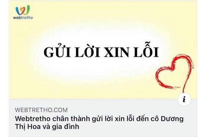 Đã ra quyết định phạt Webtretho 15 triệu đồng | Bạn đọc | PLO
