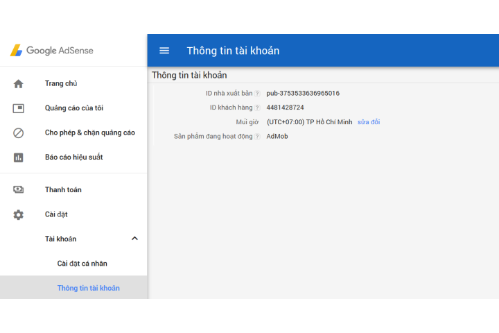 Những Loại Tài Khoản Google Adsense Ở Việt Nam