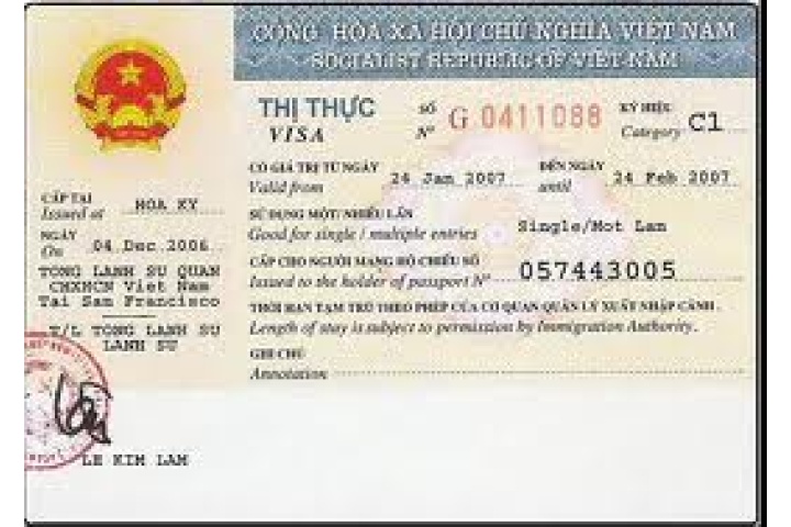 các loại thị thực nhập cảnh việt nam