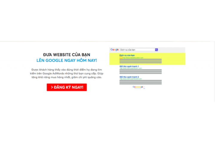QUẢNG CÁO GOOGLE ADWORDS TRỌN GÓI