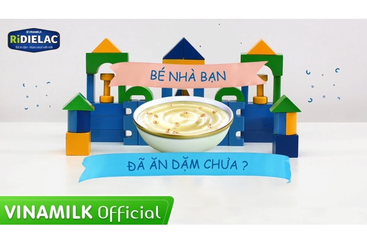 Quảng cáo cho bé yêu ăn ngon - Bột ăn dặm RiDIELAC- 5 dấu hiệu bé ...