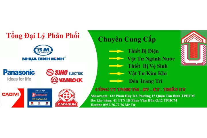 TUYỂN ĐẠI LÝ PHÂN PHỐI VẬT TƯ ĐIỆN NƯƠC CẤP 2